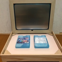 新品　ペット アルミ 断熱 保冷 木製 ベッドの画像