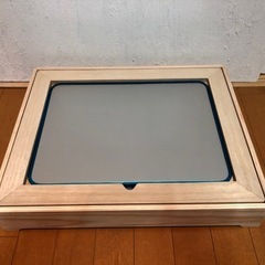 新品　ペット アルミ 断熱 保冷 木製 ベッドの画像