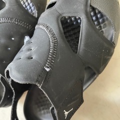 NIKE ジョーダン　サンダル　黒の画像