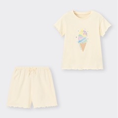 新品　GU　女の子　パジャマ　160の画像
