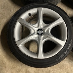 日産 スカイライン ER34 17インチ 前期 純正ホイール タイヤ HR34 ENR34 WGNC34 C35の画像