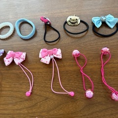 子供用　ヘアゴム　の画像