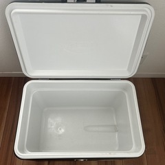 ジャンク品！【Coleman】 54QT スチールベルトクーラー ブラック の画像