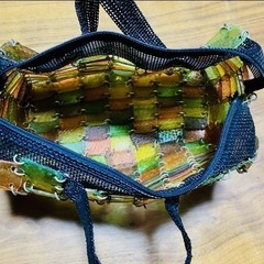 【ハンドメイド】　パッチワークバッグの画像