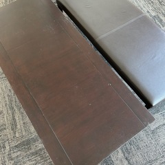 フランスベッド　テーブルとベンチのセットの画像