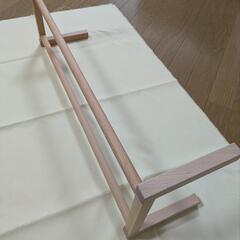 【売約済】木製シューズラック　一段の画像