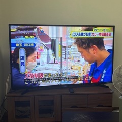 要相談配送します。ジャンク品　フナイ55型テレビの画像