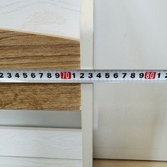 【引き渡し者決定】絵本ラック LOG 絵本棚 本棚 ホワイトナチュラルの画像