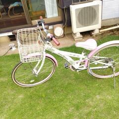 子供用自転車ピンク系交渉中の画像
