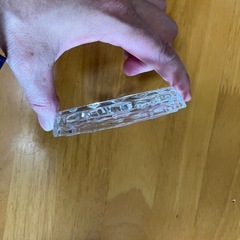ガラスのコースター　　3個のお値段です。の画像