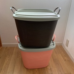 スタックストー　フタ付きで便利！おもちゃや洋服入れにもの画像