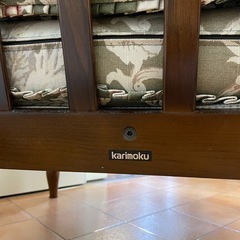 カリモク　アンティークチェアの画像