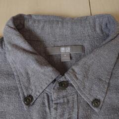 UNIQLO　ユニクロ　メンズ　フランネルシャツ　Мサイズの画像