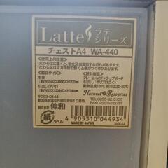キャスター付き　収納　4段ケースの画像