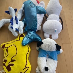 ぬいぐるみ　5体の画像