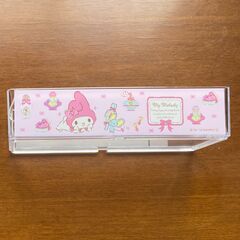 マイメロディ 小物入れ システムケース マルチケース 割れアリ【paypay支払い大歓迎/全国配送可能】の画像