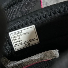 hawkins sports サンダル黒ピンク17cmの画像
