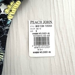 未使用/タグ有☆PEACH JOHN フルーツ柄水着 Mサイズの画像
