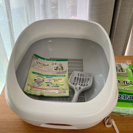 猫用ゲージとトイレセット