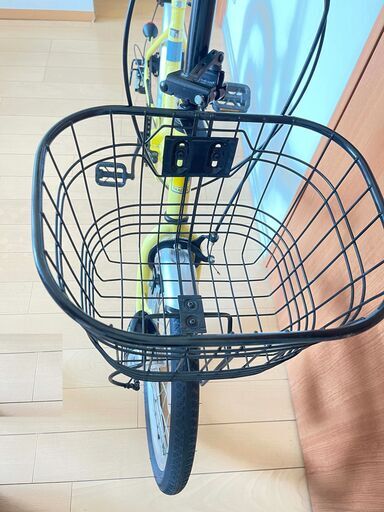 折りたたみ自転車 Folike シマノ6段変速 20インチ LEDオートライト付き