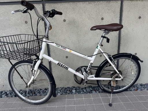 GIOS PULMINO ミニベロ白 カゴ付き (iLOHAS) 薬院大通のクロス