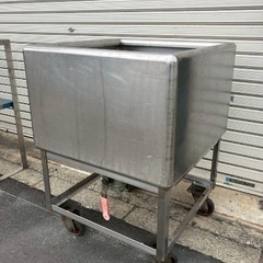 【直接引取限定】セール品　1槽 モービルシンク  キャスター付 ...