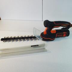 美品❗BLACK&DECKER 5in1 ポールヘッジ&芝生バリカンの画像