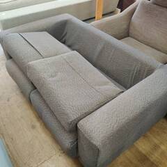 【愛品倶楽部柏店】無印良品 カバーリング2人掛けソファ 幅160cm 2シーター ウレタン ポケットコイルの画像