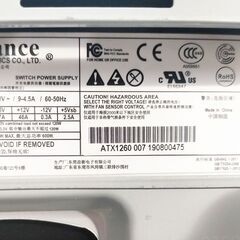 FRONTIERゲーミングPCケース　電源、ファン付きの画像