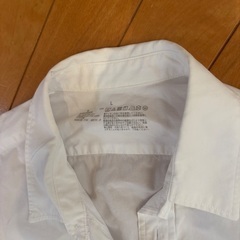 無印良品　洗いざらし白シャツ　メンズLの画像