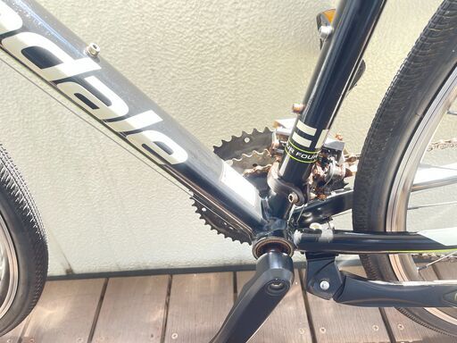【高価値】 cannondale Quickクロスバイク black 700cc 27段変速引取専用① 自転車本体