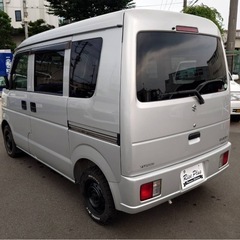 総額55万円 スズキ エブリイバン ジョインターボ 車検8年1月 5万キロ台 5MT ターボ キーレス PW 電格ミラー ハイルーフ オーディオの画像