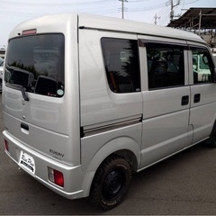 総額55万円 スズキ エブリイバン ジョインターボ 車検8年1月 5万キロ台 5MT ターボ キーレス PW 電格ミラー ハイルーフ オーディオの画像