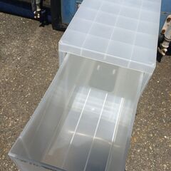 JM20035S)☆お値下げ　3段収納スリムケース more NATURAL SERIES 幅：約28,5cm 高さ：約62cm 奥行：約42cm 中古品【取りに来られる方限定】の画像