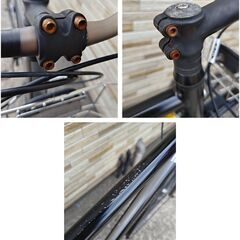 中古自転車 5段変速 480MM ブリヂストン クロスバイク軽整備済み 防犯登録対応 町田市 相模原市 MM775の画像