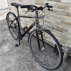 中古自転車 5段変速 480MM ブリヂストン クロスバイク軽整備済み 防犯登録対応 町田市 相模原市 MM775の画像