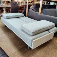 【愛品倶楽部柏店】クッション付きソファベッド 幅200cm ※重いので搬入経路等ご注意をの画像
