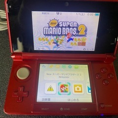 ニンテンドー3DS フレアレッド 希少品の画像