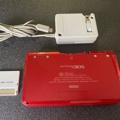 ニンテンドー3DS フレアレッド 希少品の画像