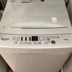 【今月特別価格】ハイセンス　4.5キロ洗濯機　HW-E4503 ...