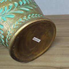 陶芸品　タイ製エスニック風花瓶の画像