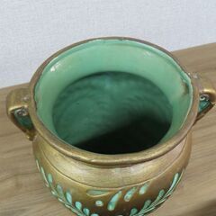 陶芸品　タイ製エスニック風花瓶の画像