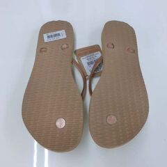 未使用品 ハワイアナス ビーチサンダル ローズゴールド② havaianas 23cm ROSE GOLD レディース 23.0cm サンダル 札幌市 西区 西野店の画像