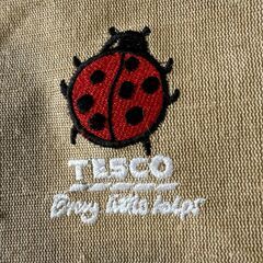 イギリスの大手スーパーの刺繍入りエコバッグの画像