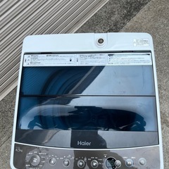 コンパクトサイズ✨2017年【Haier】 洗濯機4.5kg JW-C45A🔴の画像