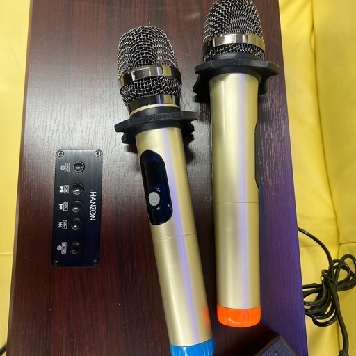 HANZON Sound Box 無線マイク2本付き HANZON Sound Box 無線マイク2本付き 自宅カラオケ 【公式通販】
