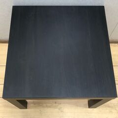 【状態良好】IKEA LACK サイドテーブル ブラック 【糸島市内 送料無料】75082-2-001の画像