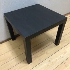 【状態良好】IKEA LACK サイドテーブル ブラック 【糸島市内 送料無料】75082-2-001の画像
