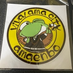 愛知県あま市　あまえん坊　ステッカー大①小① ハンカチ①の画像