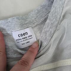 GOALINE シースルー袖トレーナーの画像